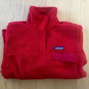 Patagonia Re-Tool Snap-T Fleece Pullover Red